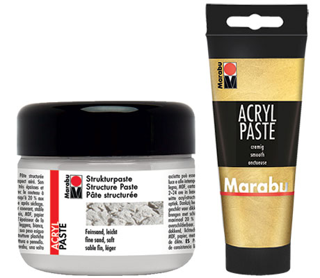Структурни и моделиращи акрилни пасти Marabu Acryl Structure & Modelling Paste
