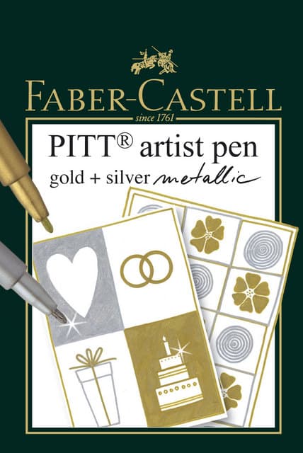 Маркер металик Аrtist pen 1,5 мм Faber-Castell