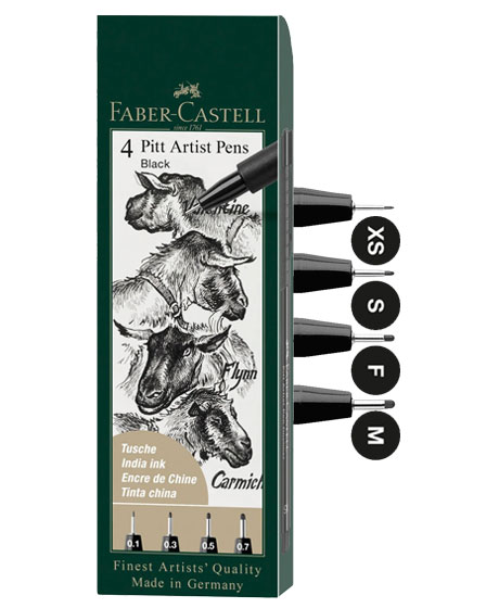 Тънкописци PITT Artist Pen Faber-Castell