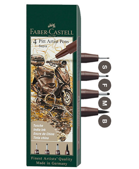 Тънкописци PITT Artist Pen Faber-Castell