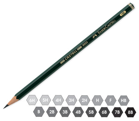 Молив графитен Castell 9000 Faber Castell