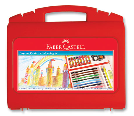 Рисувателен комплект в куфар Faber-Castell