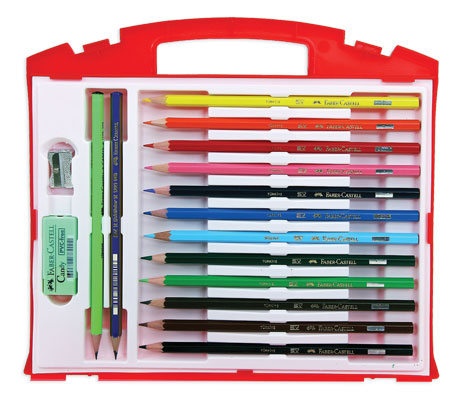 Рисувателен комплект в куфар Faber-Castell
