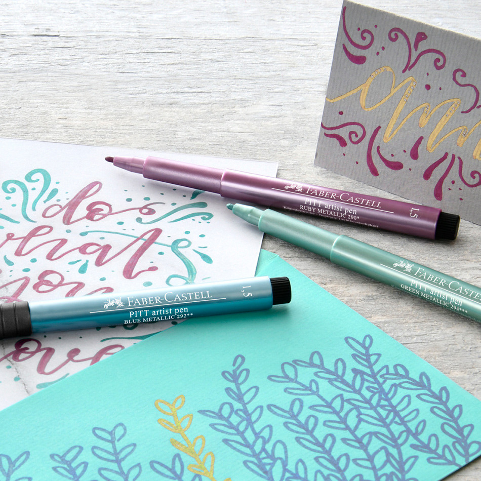 Маркер металик Аrtist pen 1,5 мм Faber-Castell