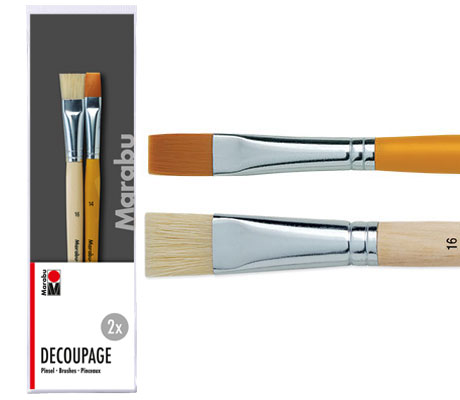 Четки за декупаж Decoupage Marabu