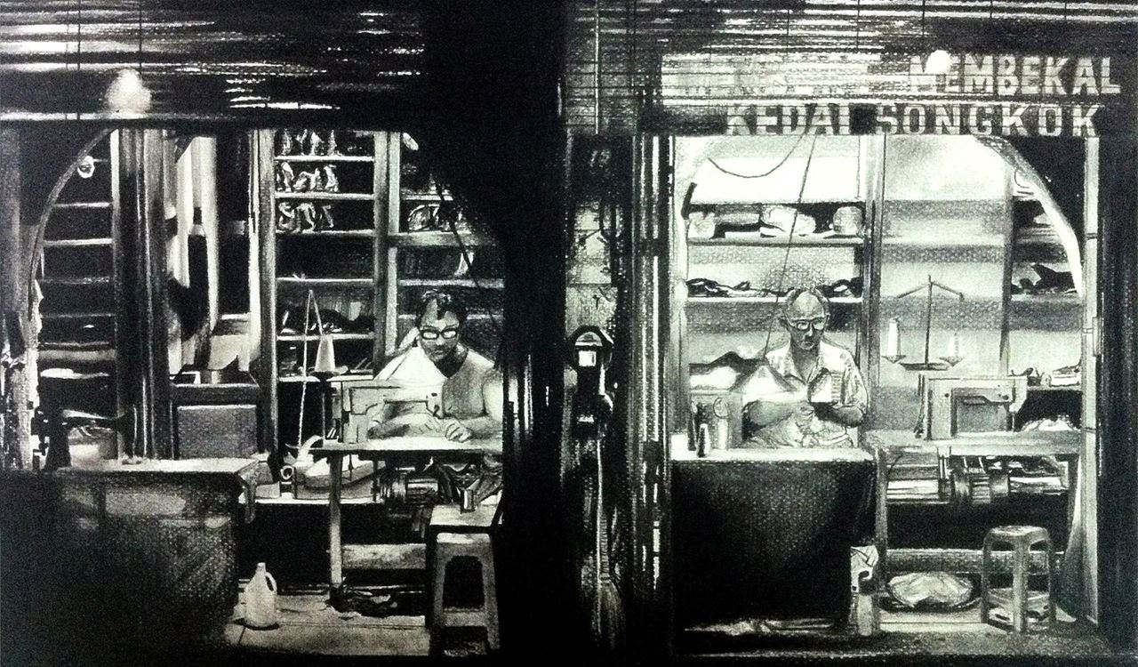 Въглен в молив пресован Faber-Castell PITT Monochrome