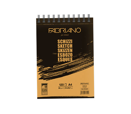 Скицник за рисуване със спирала SCHIZZI Sketchbook Fabriano