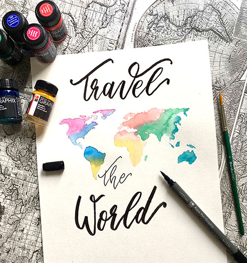 Туш акварелен Aqua Ink Graphix Marabu