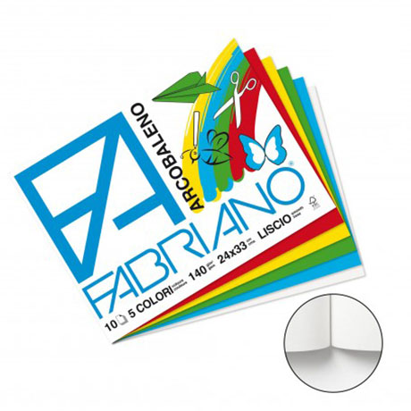 Блок с цветни листа ARCOBALENO Fabriano