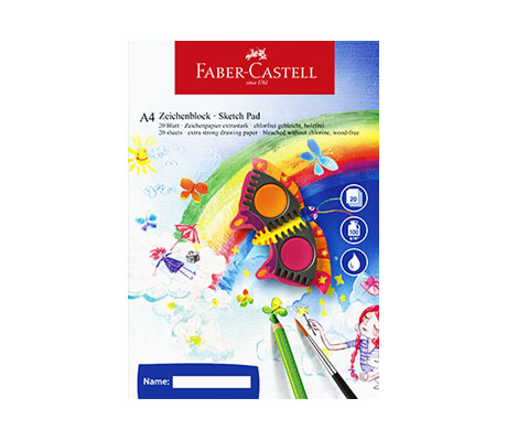 Блок за рисуване А4 Faber-Castell