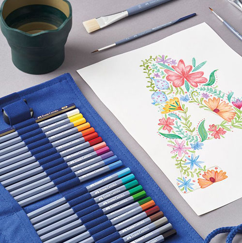 Акварелни моливи Goldfaber Faber-Castell