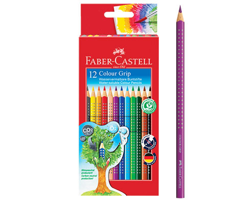 Акварелни моливи Color Grip Faber-Castell
