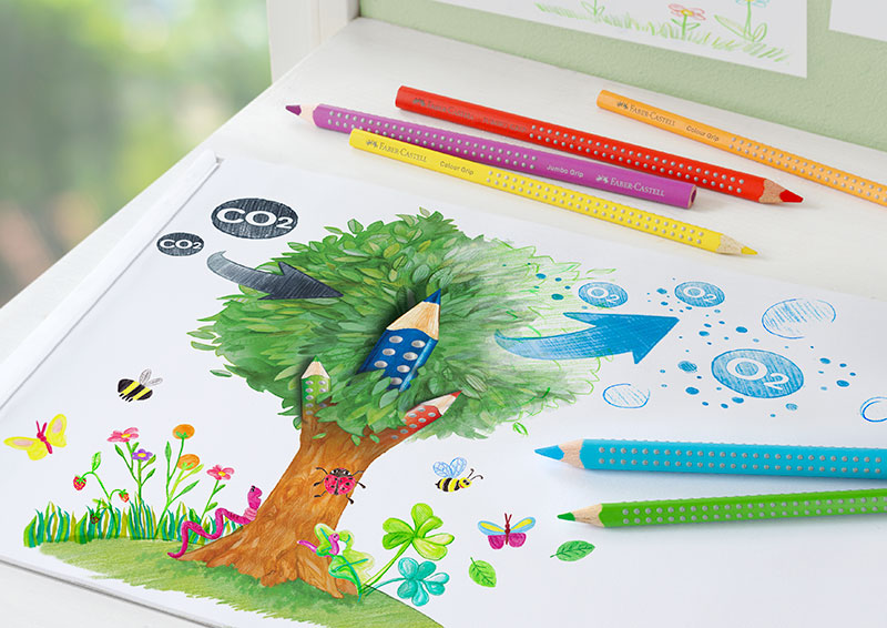 Акварелни моливи Color Grip Faber-Castell