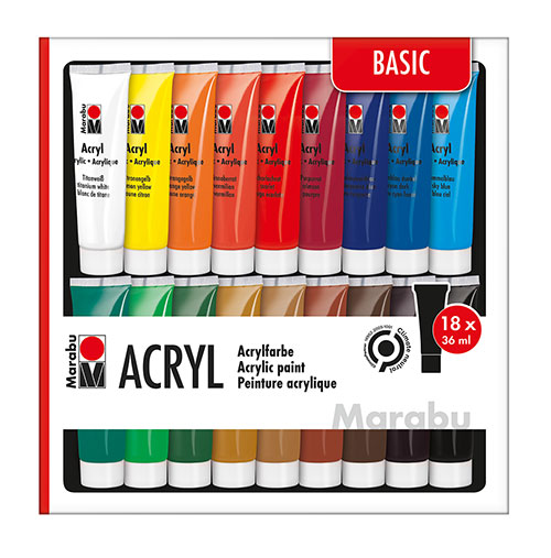 Акрилни бои комплекти Marabu