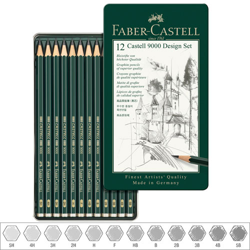 Молив графитен Castell 9000, Castell 9000 JUMBO, Комплекти 