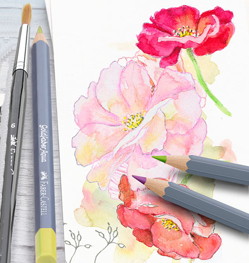 Акварелни моливи Goldfaber Faber-Castell