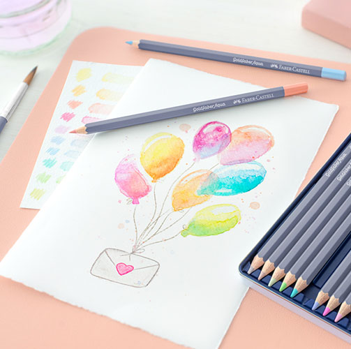 Акварелни моливи Goldfaber Faber-Castell