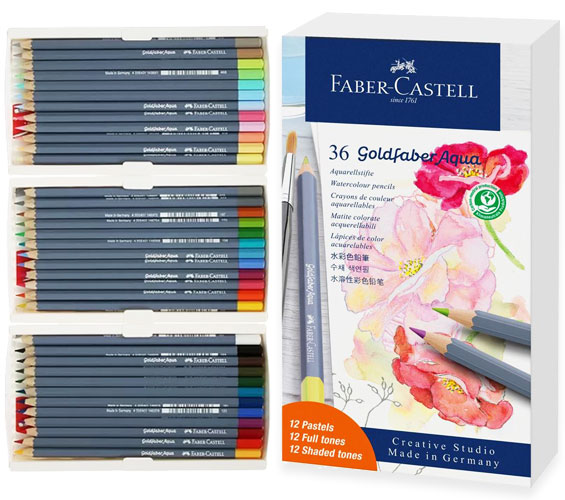 Акварелни моливи Goldfaber Faber-Castell