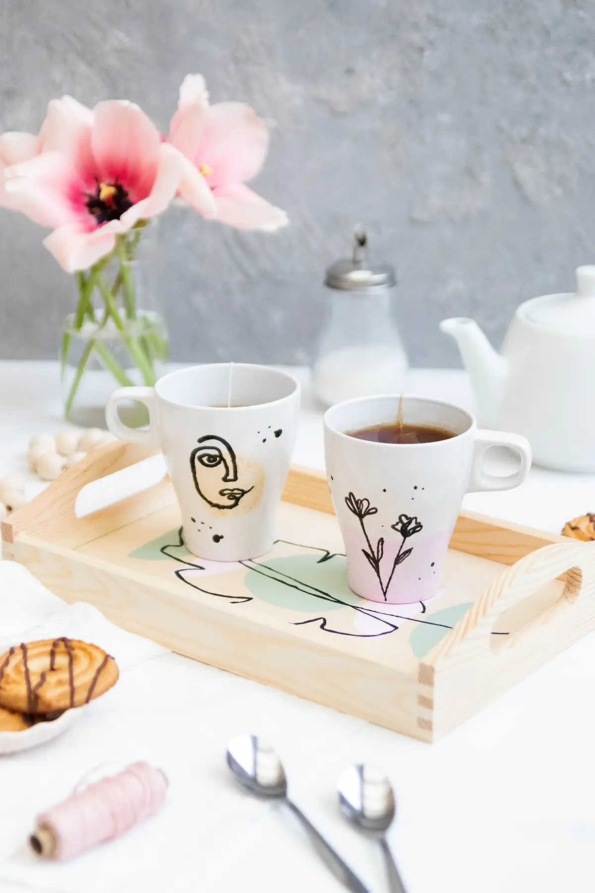 Маркери за порцелан комплекти Marabu Porcelain painters