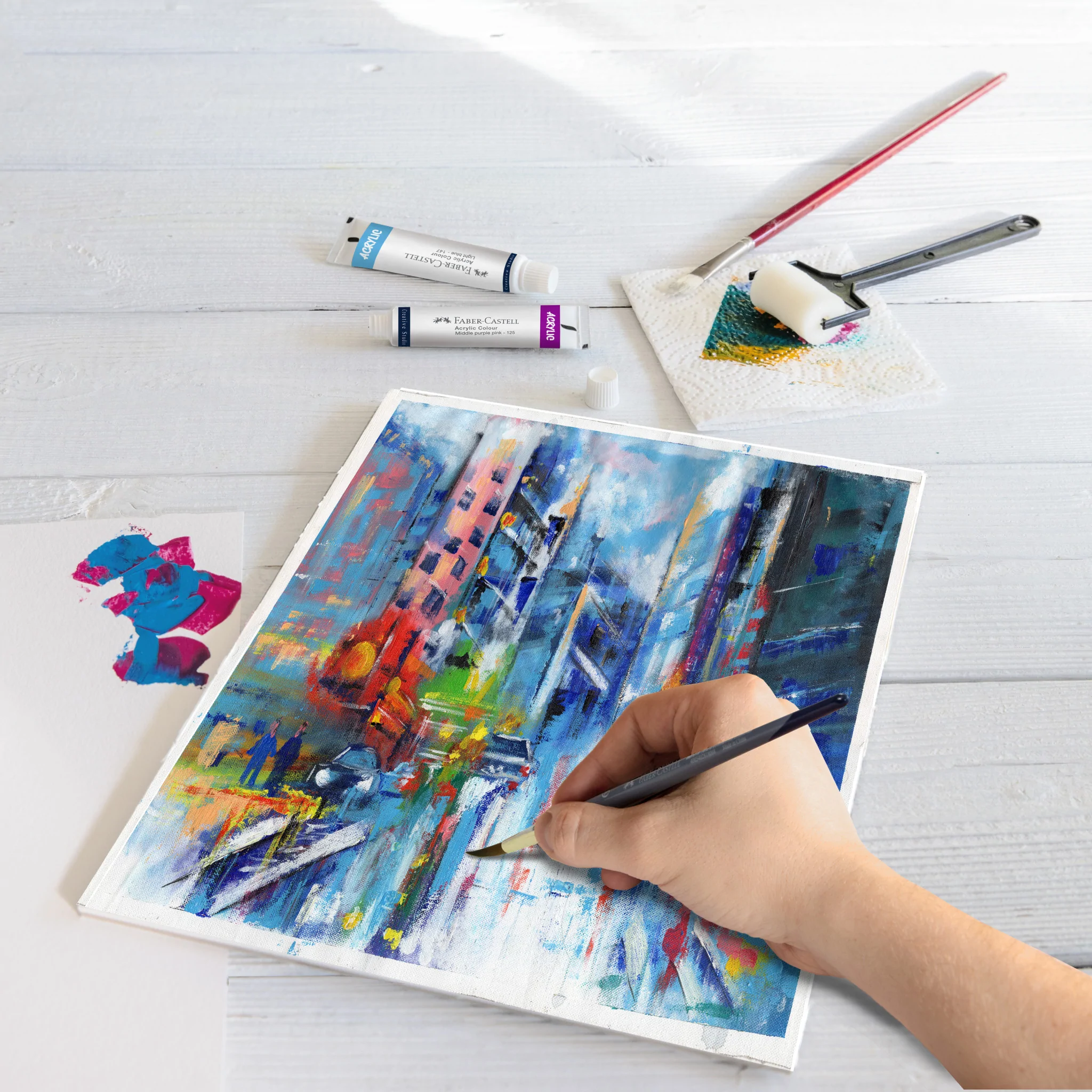 Акрилни бои в тубички Creative Studio Faber-Castell