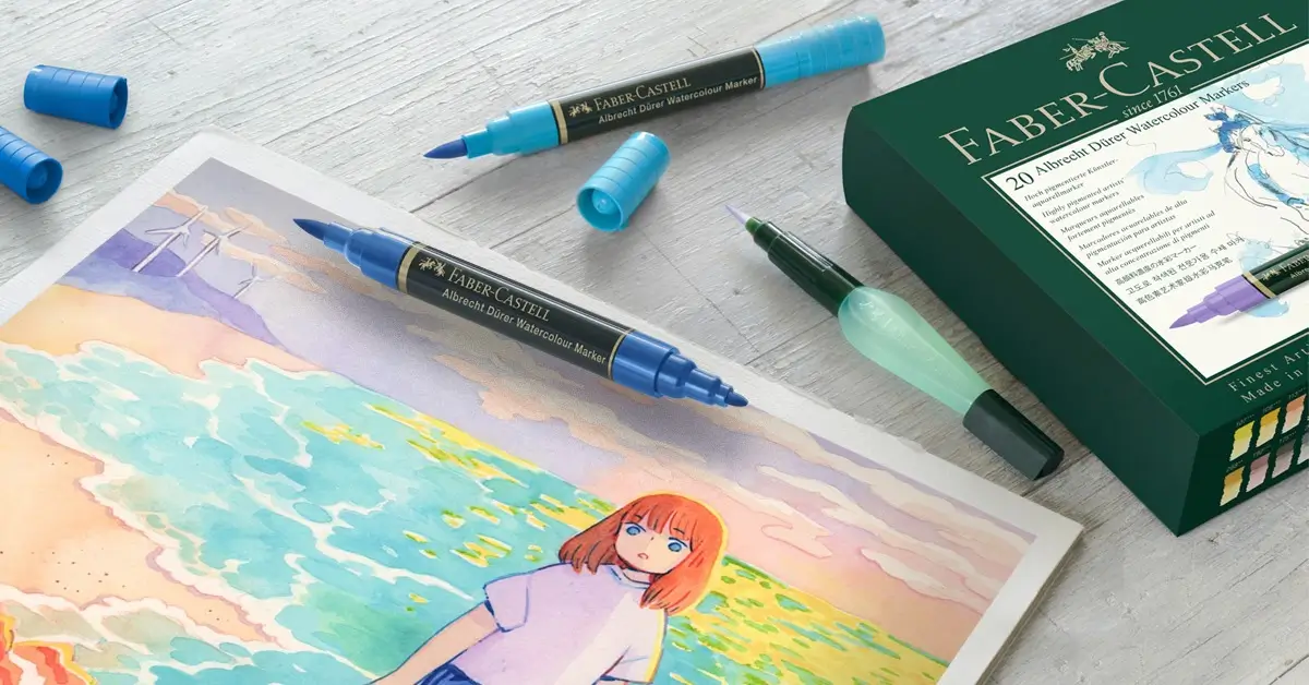 Акварелни маркери Albrecht Durer комплекти Faber-Castell
