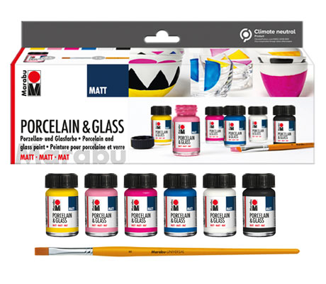 Боя за порцелан и стъкло мат Marabu Porcelain&Glass matt