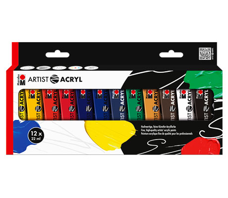 Акрилни бои за художници комплекти Artist Acryl