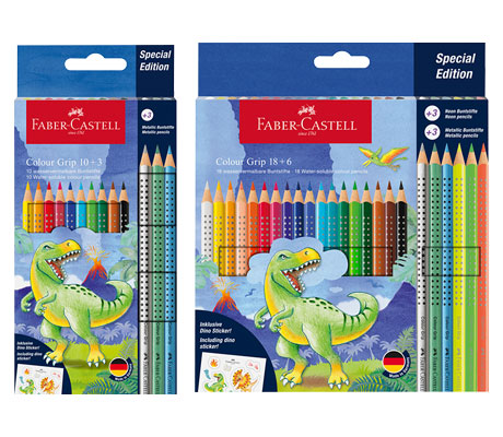 Цветни моливи Color Grip Динозавър 