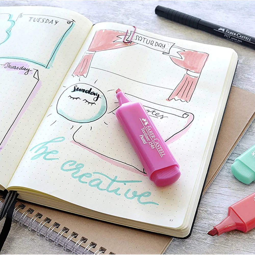 Комплект маркери с арт журнал - bullet journaling 9 части