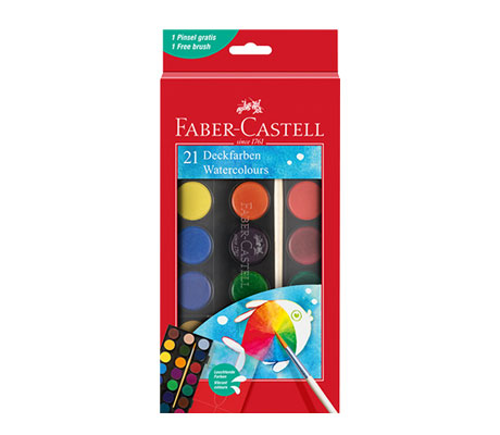 Акварелни бои за деца Faber Castell