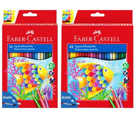 Акварелни моливи за деца Faber-Castell 