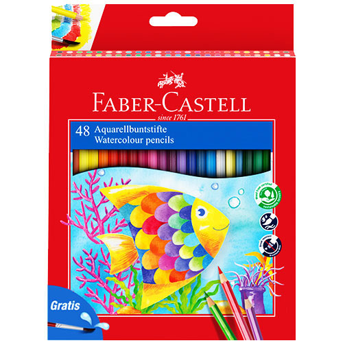 Акварелни моливи за деца Faber-Castell 
