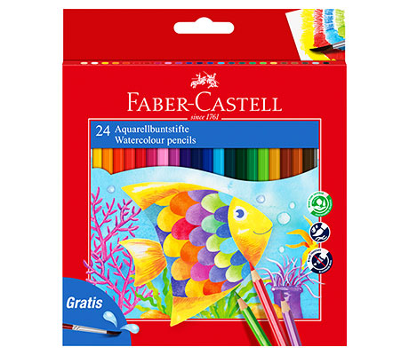Акварелни моливи за деца Faber-Castell 