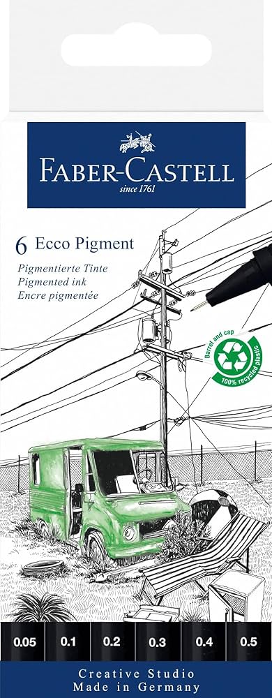 Тънкописци ECCO Pigment комплект 