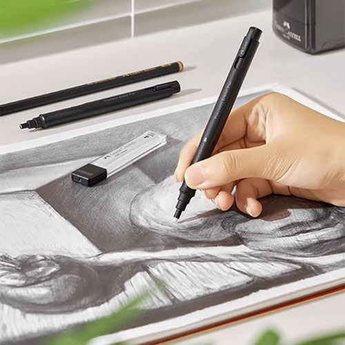 Автоматична гума за прецизно изтриване и резервен пълнител Precision Eraser Pen Faber-Castell