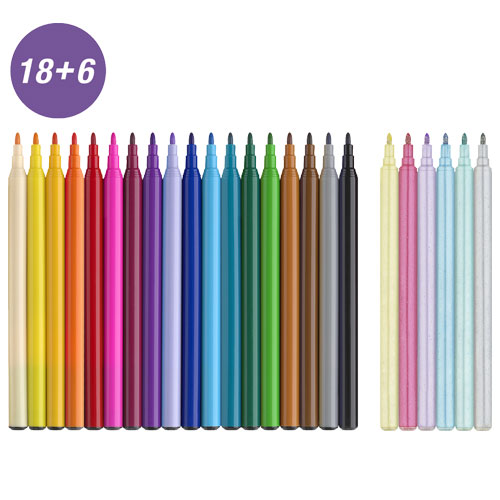 Флумастери Еднорог Faber-Castell - комплекти