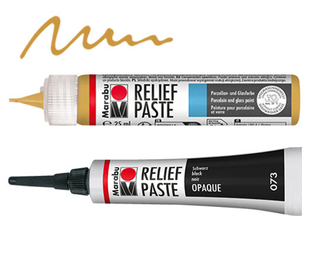 Контур за стъкло и порцелан Marabu Relief Paste
