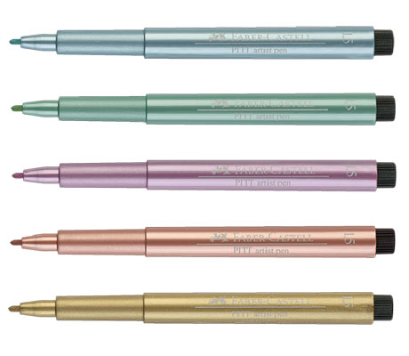 Маркер металик Аrtist pen 1,5 мм Faber-Castell