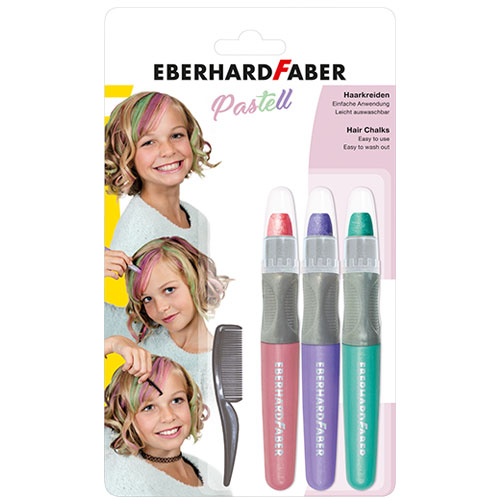 Цветни пастели за коса за деца Eberhard Faber