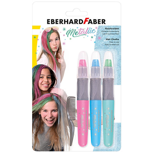 Цветни пастели за коса за деца Eberhard Faber