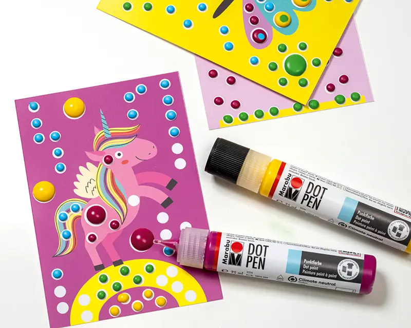 Контур за рисуване на точки Dot Pen комплекти за деца