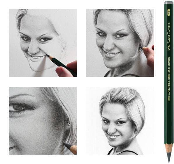 Молив графитен Castell 9000 Faber Castell