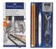 Рисувателен комплект с въглени 7 части - 114002 Faber-Castell