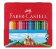 Цветни моливи класик в метална кутия Faber Castell