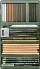 Креда комплект Faber-Castell PITT Monochromе set 9, 12, 21, 33 части