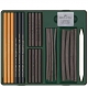 Въглени комплект Faber Castell Art&Graphic - Monochrome Charcoal set