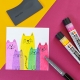 Акрилни бои комплекти за рисуване със Squeegee Art техника 